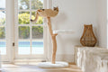 The Uni — Sculptural Cat Tree in Cotton White